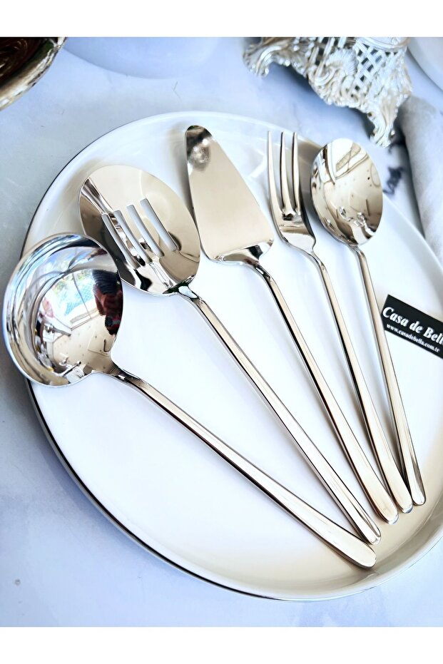 Çelik 5 Parça Dali Lüks Servis Seti - 3