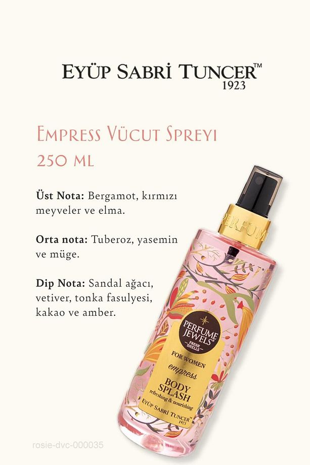 3 Adet Body Splash Empress 250 ml Ve Rosıe Pamuk 60'lı - 3