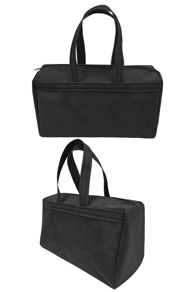 Set of 2 - Hand Held, Waterproof Fabric, Makeup Bag, Travel Makeup Bag
