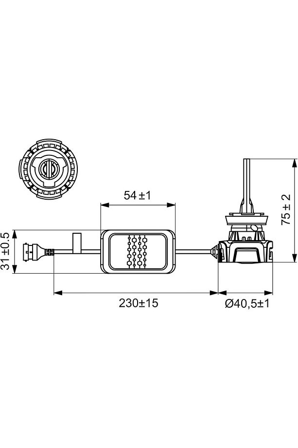 H8/H11/H16 Ampul LED XENON Gigalight 12V 30W PGJ19 6000K 1987301558 2 Adet Set - 3