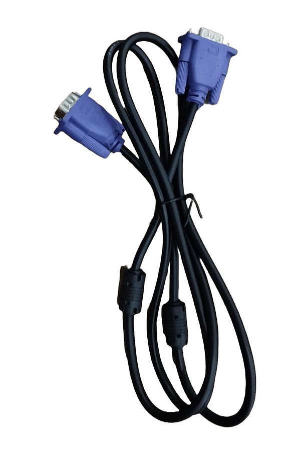 1.5 Metre Vga Kablosu Ekran Lcd Monitör Projeksiyon Bağlantı Kablosu - Çift Filtreli - 1.5 Metre - 2