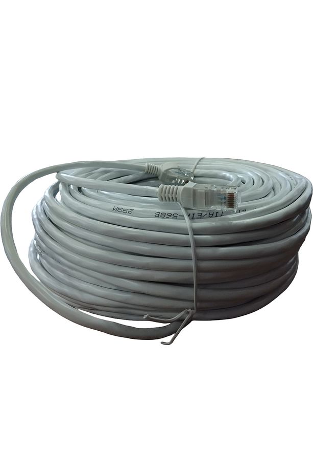 40 Metre Cat6 Internet Data Kablosu(ETHERNET MODEM RJ45 UÇLU JACKLI NETWORK ADSL) - 2