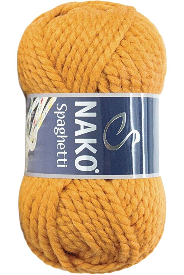 Spaghetti Hand Knitting Thread Color Code: 941-mustard - 1