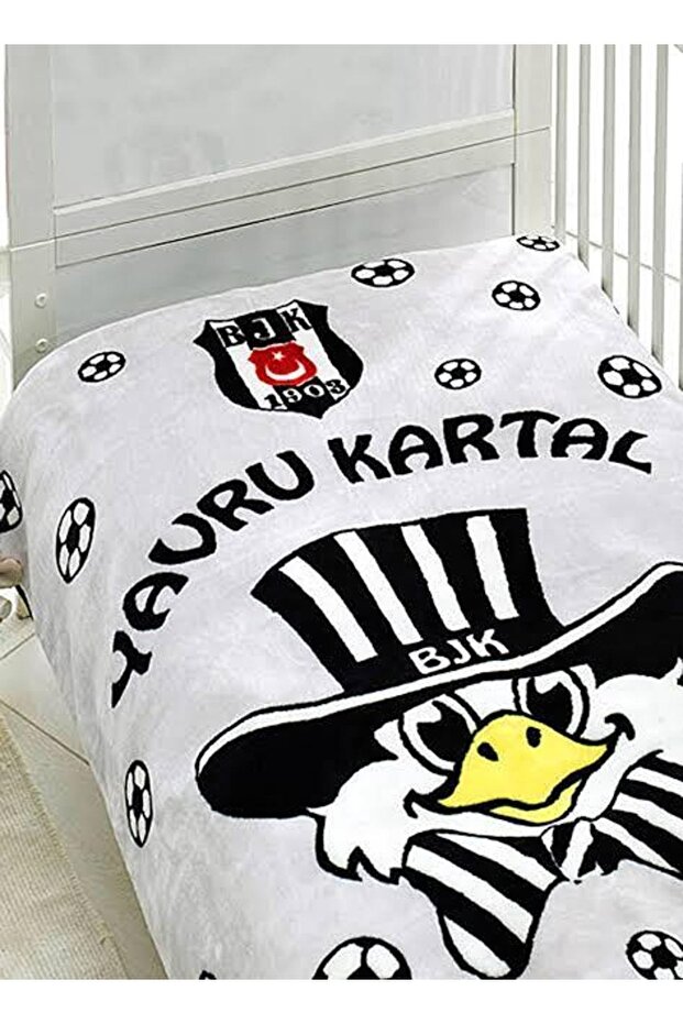 Beşiktaş Baby Eagle Baby Blanket
