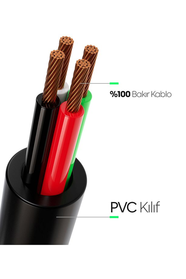 Samsung , Xiomi, Huawei, Android Uyumlu 3a Typec(USB) Hızlı Şarj Kablosu - 4