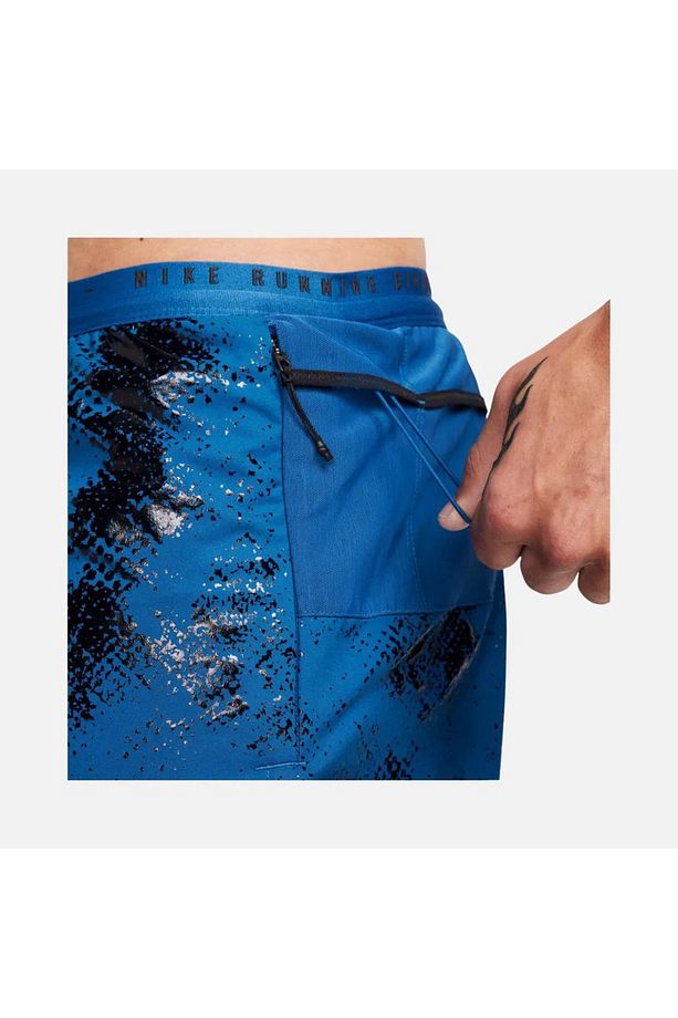 Run Division Dri-Fit ADV 10cm (approx.) Brief-Lined Running Erkek  astarlı mavi koşu  Şort fn3377 - 8