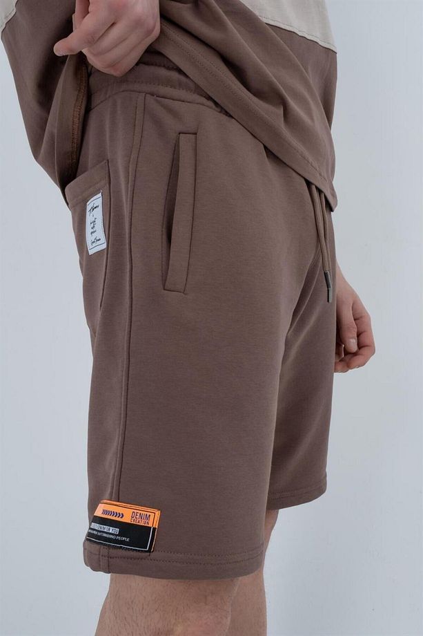 Basic Kakao Regular Fit Erkek Şort - 8
