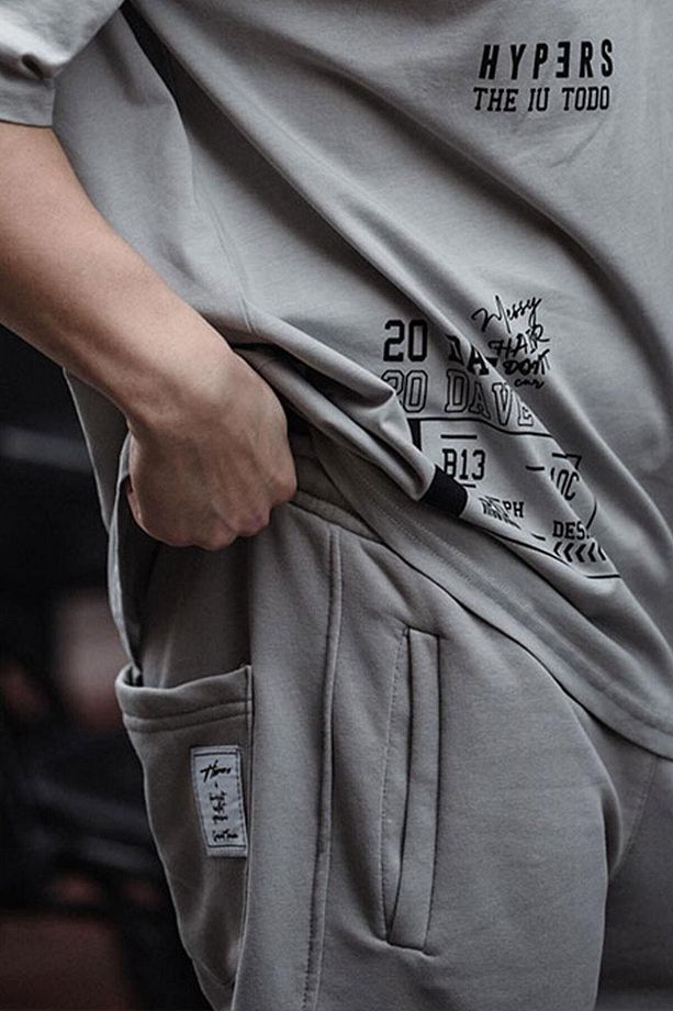 Basic Gri Regular Fit Erkek Şort - 2