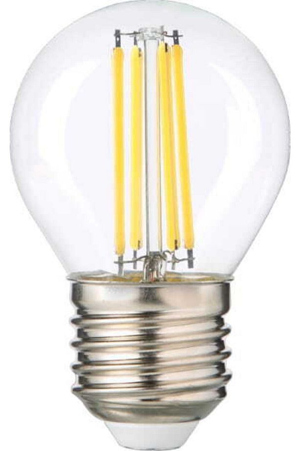 G45 Filament Edison Tip Rustik E-27 Şeffaf Cam 6 W Led Ampul - Günışığı Erd-42 - 1