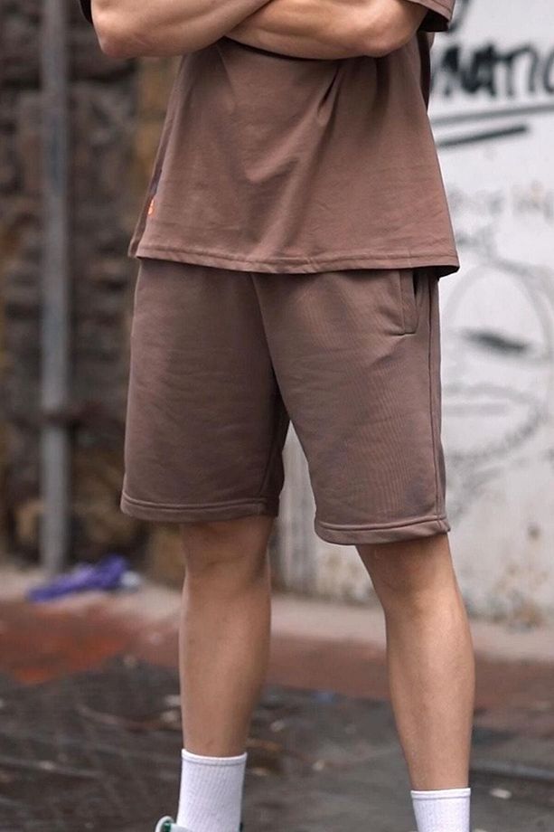 Basic Kakao Regular Fit Erkek Şort - 5