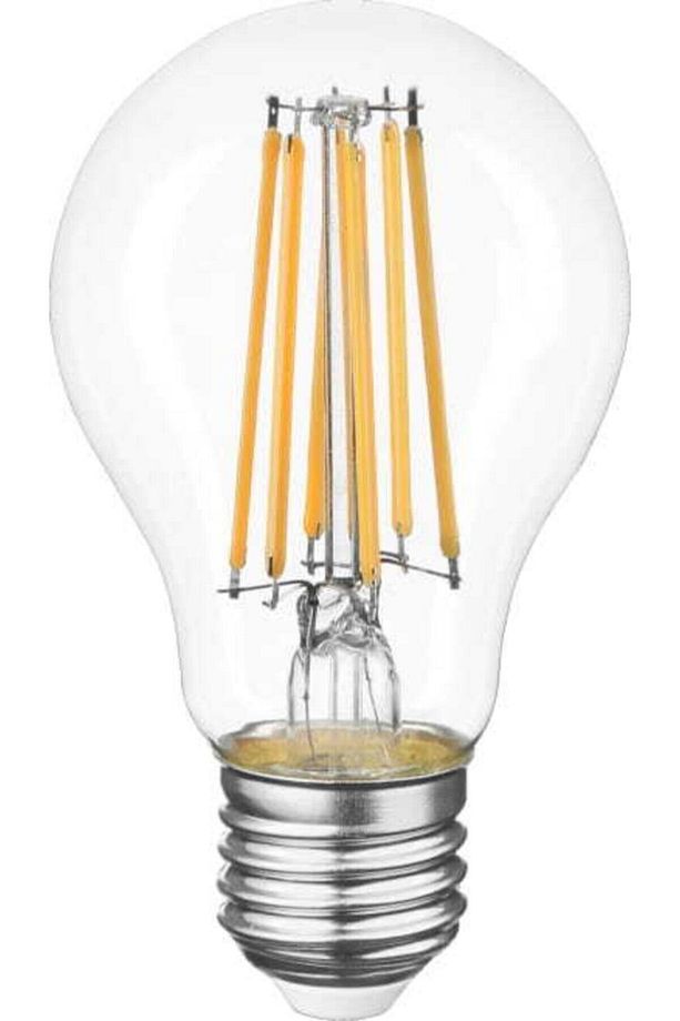 G45 Filament Edison Tip Rustik E-27 Şeffaf Cam 6 W Led Ampul - Günışığı Erd-42 - 2