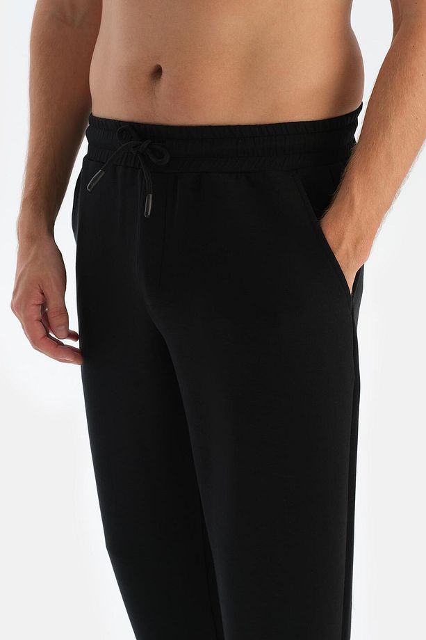 Siyah Erkek Modal Jogger Paça Eşofman Altı - 5