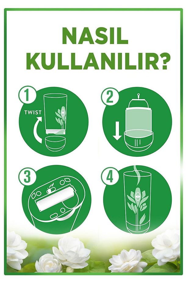Oda Kokusu Freshmatik, Otomatik Sprey Makine + Bahar Çiçekleri Yedek Sprey 250 ml - 8