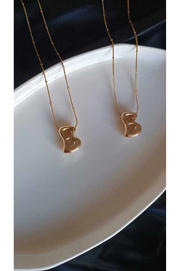 BALON B HARFİ KOLYE - 2