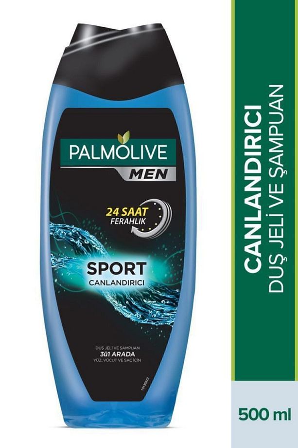 Men Sport 3'ü 1 Arada Yüz,vücut Ve Saç Için Canlandırıcı Duş Jeli Ve Şampuan 500 ml - 1
