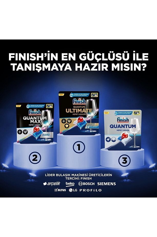 Quantum Max Bulaşık Makinesi Deterjanı  Kapsül Tablet Limon 48 Adet - 6