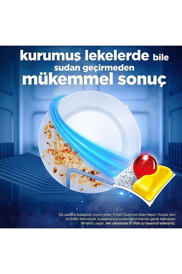 Quantum Max Bulaşık Makinesi Deterjanı  Kapsül Tablet Limon 48 Adet - 3