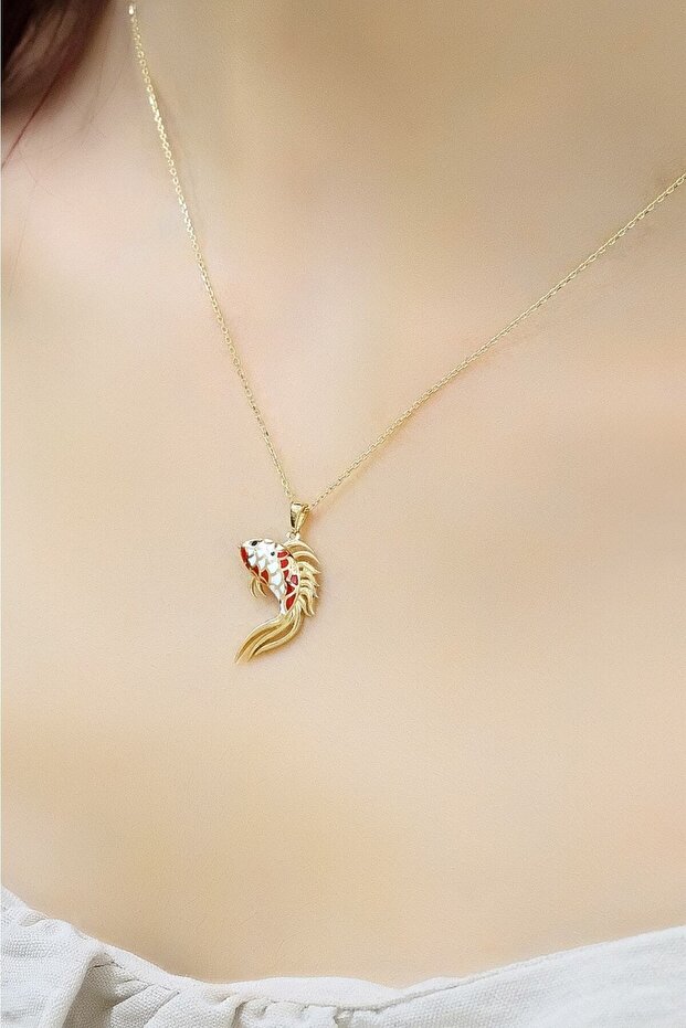 Balık Kolye 14 Ayar - 1