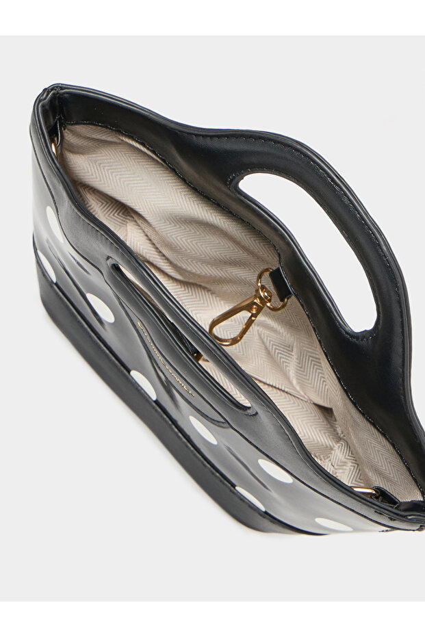 حقيبة يد صغيرة منقطة - 6