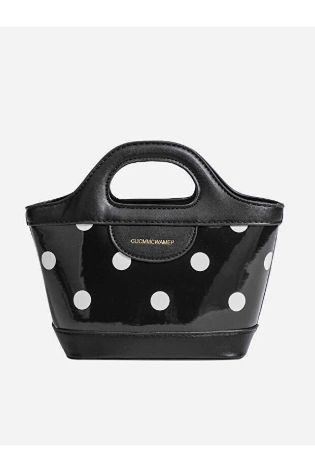 حقيبة يد صغيرة منقطة - 7