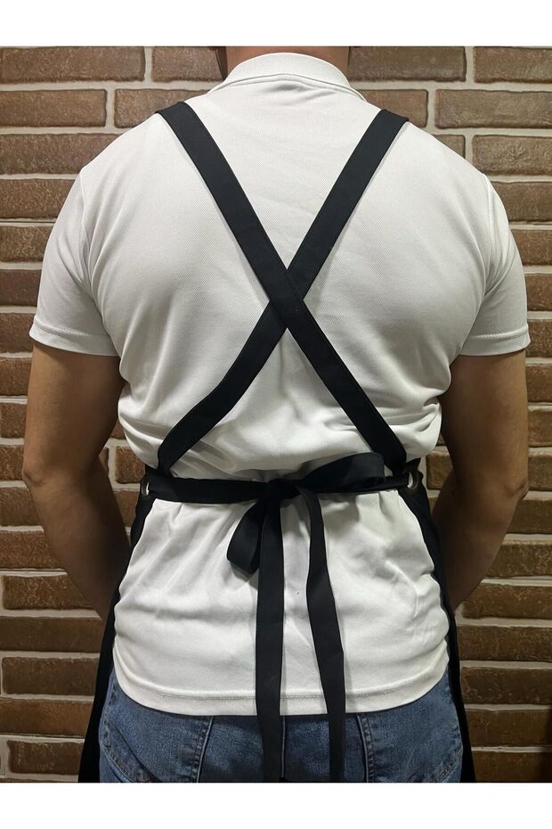 Boydan Önlük , Iş Önlüğü ,cepli Önlük , Garson Önlüğü, ,barista Önlük ,kasap Önlüğü ,apron ,önlük - 2