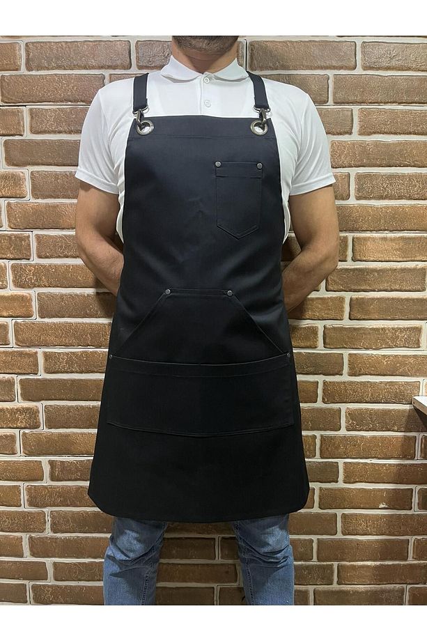 Boydan Önlük , Iş Önlüğü ,cepli Önlük , Garson Önlüğü, ,barista Önlük ,kasap Önlüğü ,apron ,önlük - 1