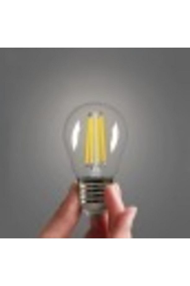 6 Watt Mini Top Ampul Led Filament G45 Şeffaf Cam Rustik Ampul E27 Duy 3000k Gün Işığı 6 Adet - 2