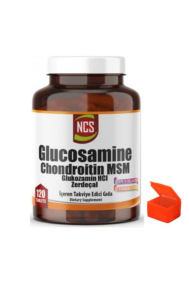 Glucosamine Chondroitin Msm Collagen Zerdeçal 120 Tablets Hap Kutusu - 1