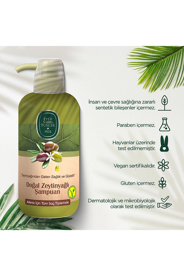 Doğal Zeytinyağlı Şampuan 600 ml X 2 Adet - 5
