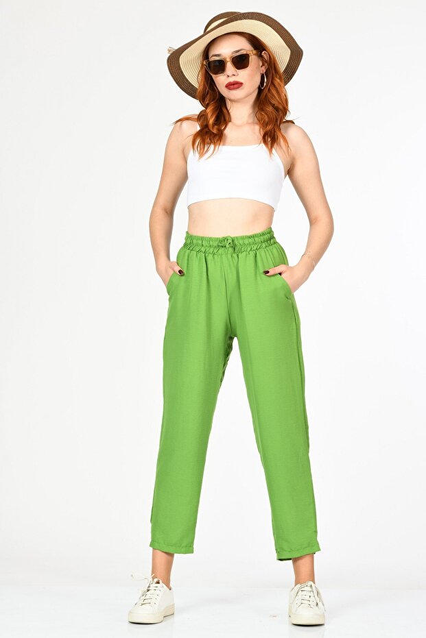 Lastikli Salaş Pantolon - 2