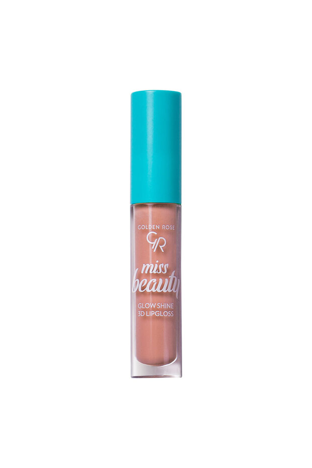 MISS BEAUTY GLOW SHINE 3D LIPGLOSS NO: 03 SOFT PEACH