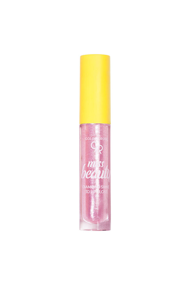 MISS BEAUTY DIAMOND SHINE 3D LIPGLOSS NO: 01 PINK TRIP