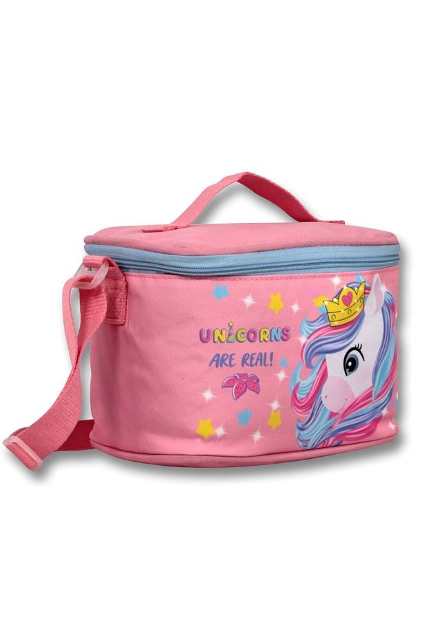 Cennec Şeffaf Bölmeli Pembe Unicorn Ilkokul Sırt Çantası Ve Beslenme Çantası Seti - Kız Çocuk - 3