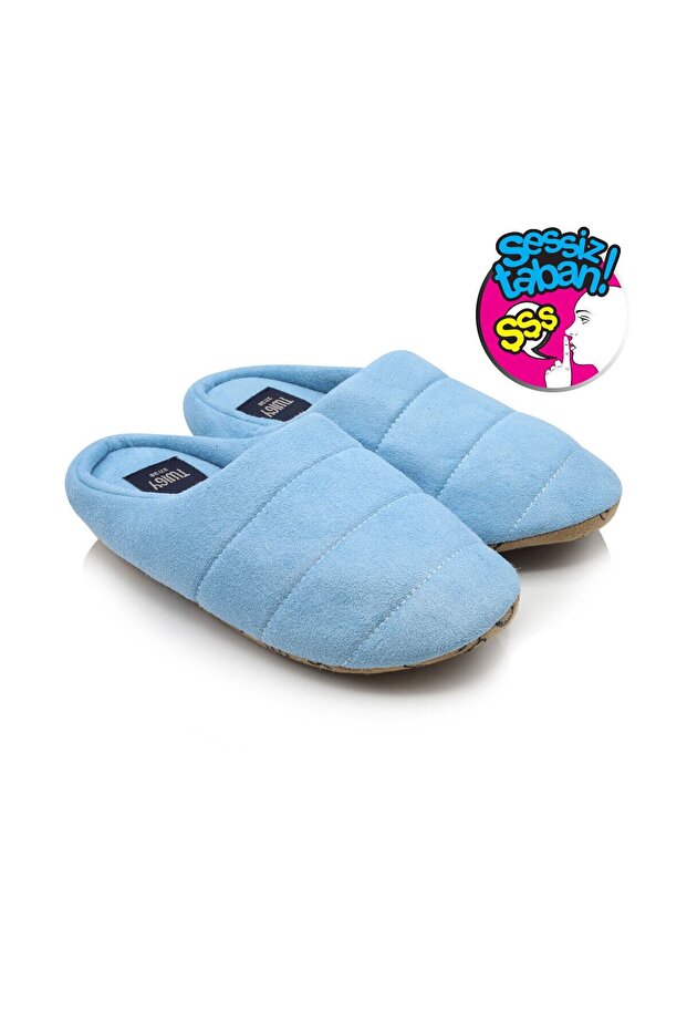 Kadın Mavi Ev Terliği - 2