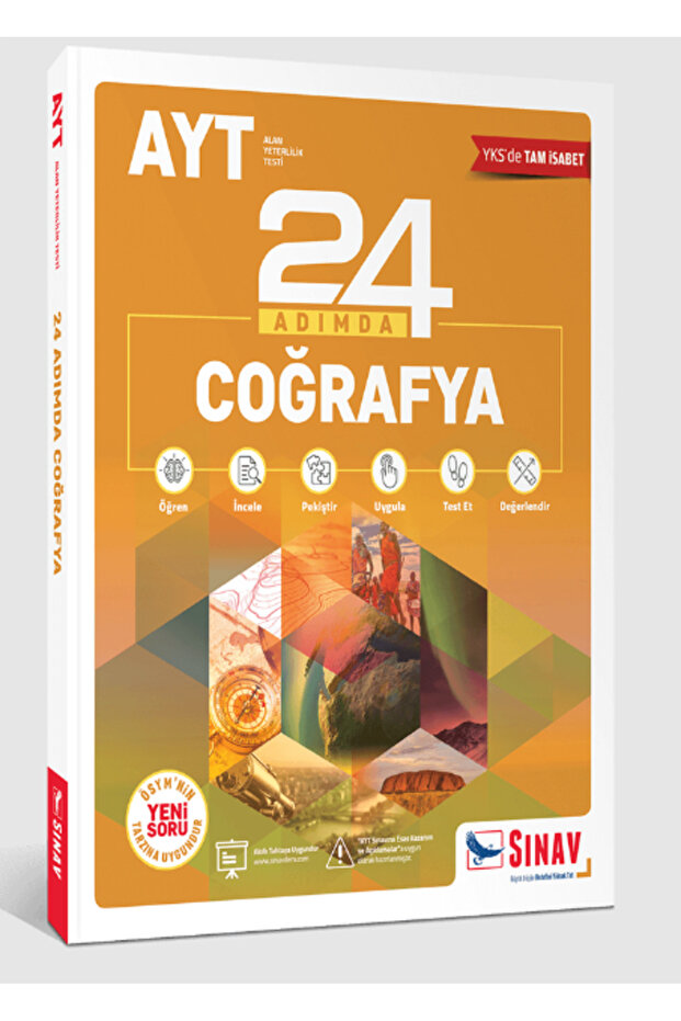 Ayt Coğrafya 24 Adımda Konu Anlatımlı Soru Bankası - 1