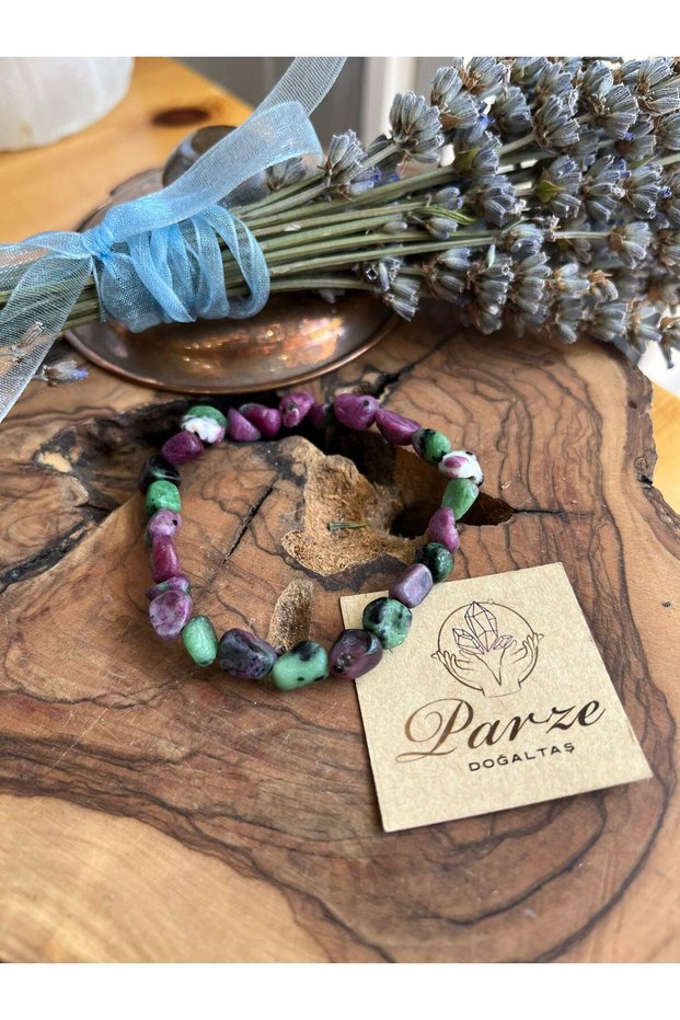Rubyzoicite Tambl Bracelet - Anyolite Stone
