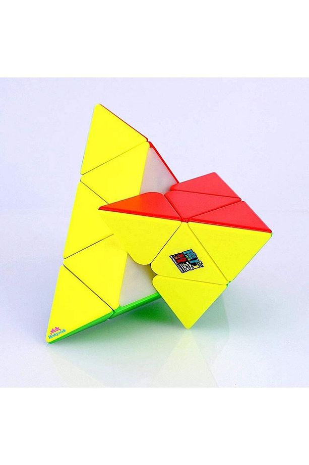 Moyu Speed Pyraminx Mıknatıslı Manyetik Zeka Küpü Akıl Küpü  Küp Stickerless - 6