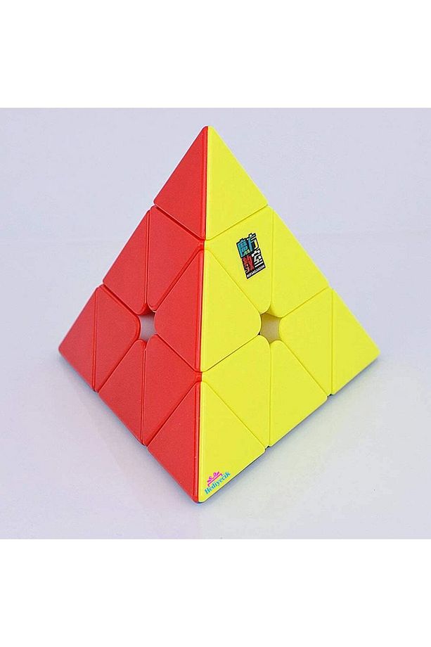 Moyu Speed Pyraminx Mıknatıslı Manyetik Zeka Küpü Akıl Küpü  Küp Stickerless - 7