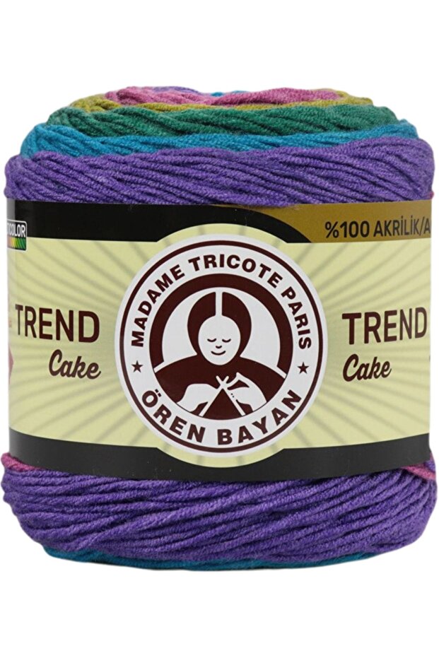 Trend Cake Batik Ebruli El Örgü Ipi 628 - 1