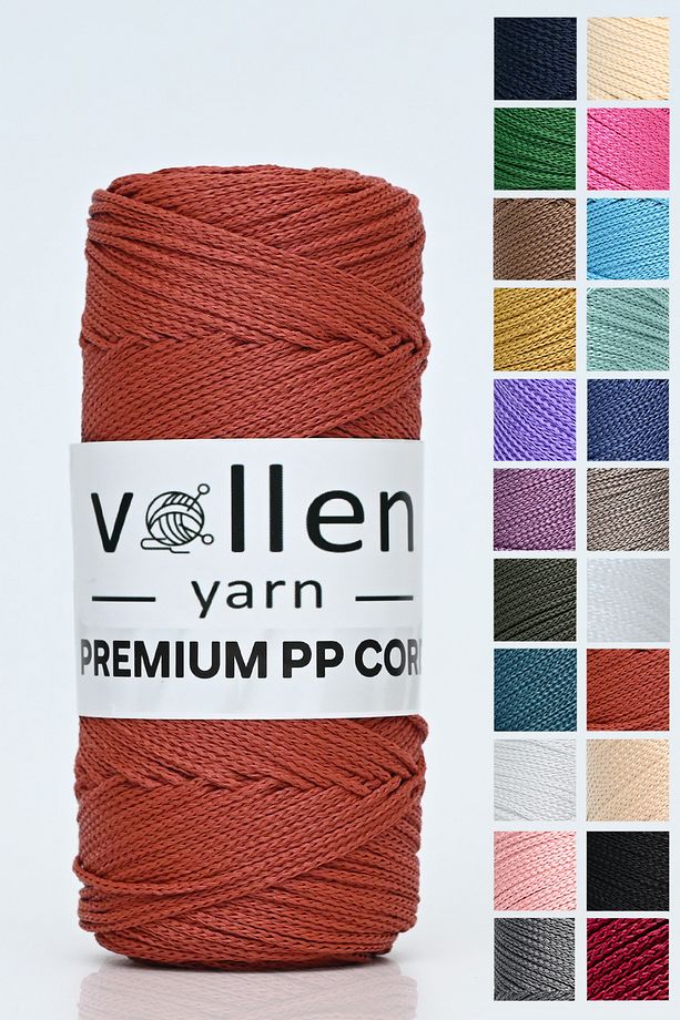 1.5mm-150mt Polyester Makrome Ipi, Supla Ipi, Çanta Ipi, Bileklik Ipi, Makrame, Kiremit - 1