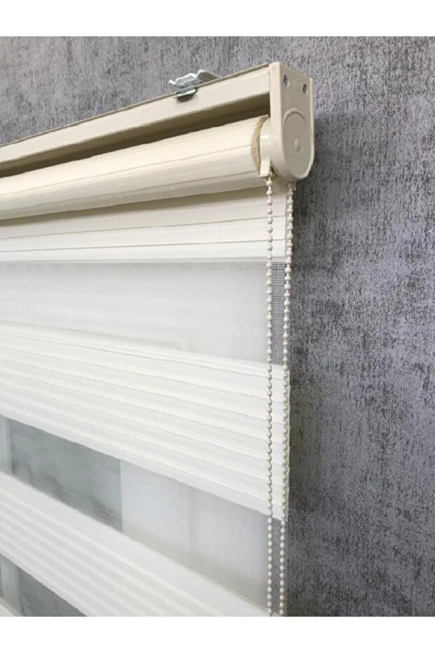 Piliseli Zebra Perde Krem renk - 4