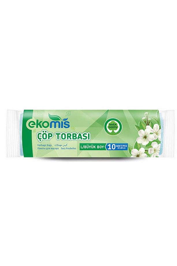 L Büyük Boy Çop Poseti Mavi - 1