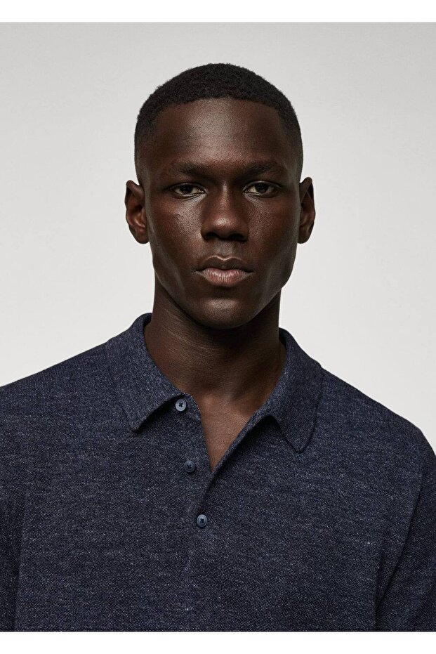 Pamuklu Triko Polo Gömlek - 7