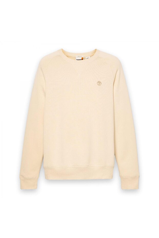 Tb0A2Bnk Ls Exeter River Basic Brushed Krem Erkek Sweatshirt - 1