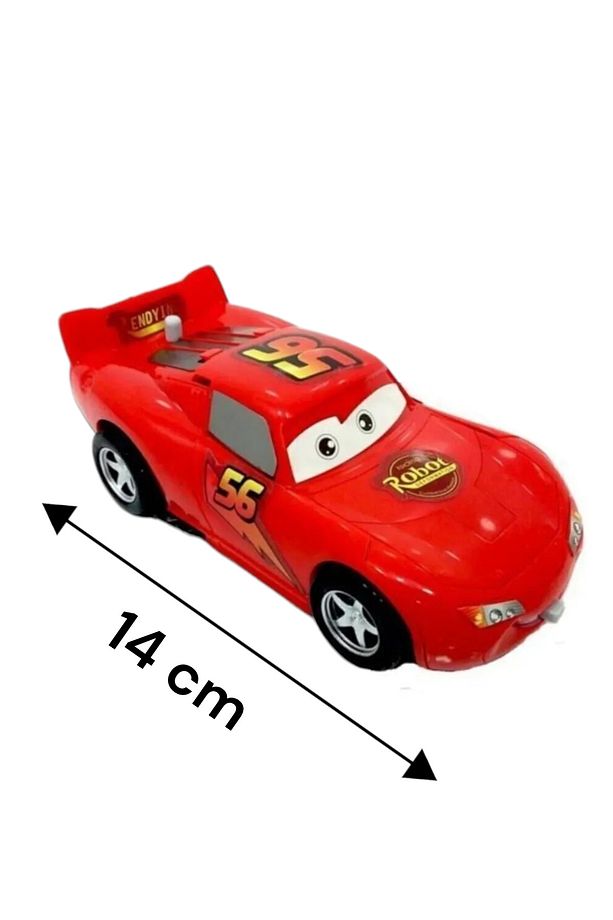Robota Dönüşen Oyuncak Araba - Şimşek Mcqueen Robot Araba - 2