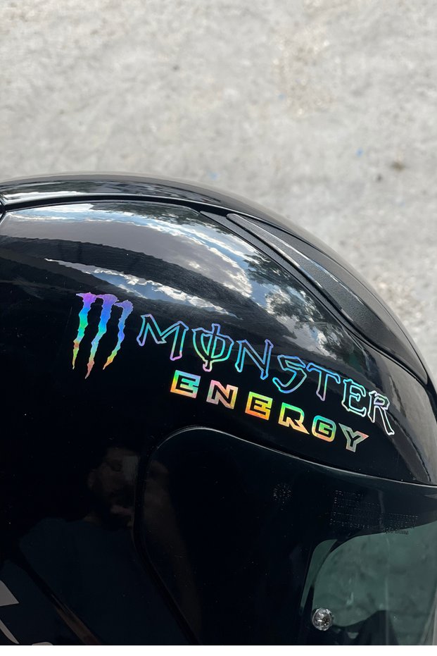 Color Changing Claw Energy Sticker Sticker with Hologram for Helmet-Motor-Car 13Cmx4Cm (1 Piece)