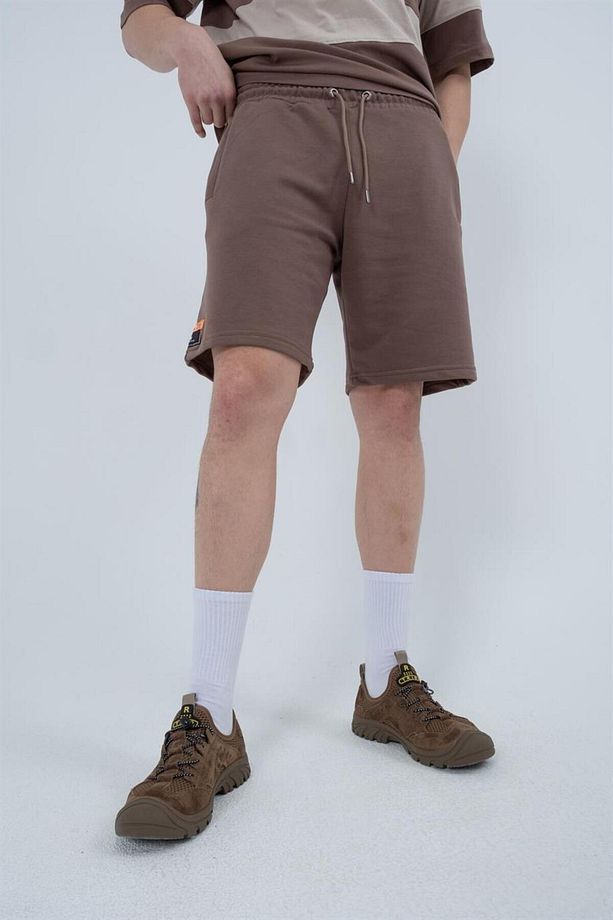 Basic Kakao Regular Fit Erkek Şort - 4
