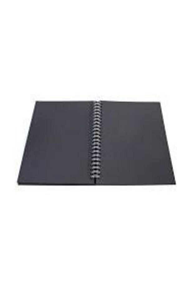 Siyah Yapraklı Defter 17x20 A5 Boyutunda 40 Yaprak Side - 1