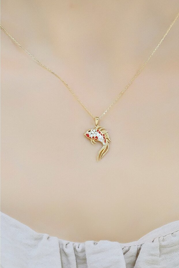 Balık Kolye 14 Ayar - 2