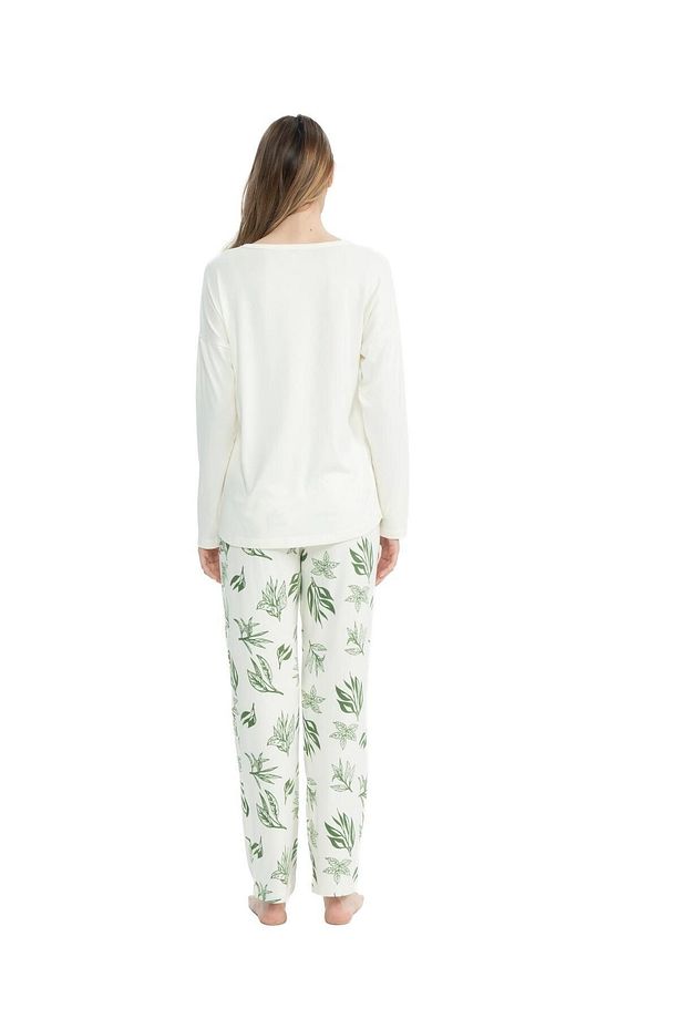 U.S. Polo Assn. Kadın Yeşil Yuvarlak Yaka Nova Pijama Takımı onCE.1/BBhq7.W.P1p/BOff.C6/ - 3